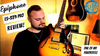 Video thumbnail for Epiphone ES-339 Pro Review // Semi-Hollow Electric Guitar by Rumblin Man