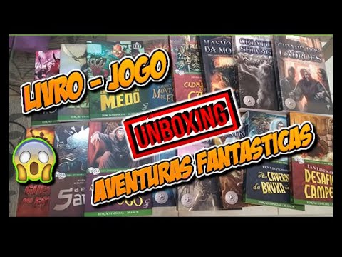 UNBOXING LIVRO JOGO - Aventuras Fantásticas - Fantasy Fight