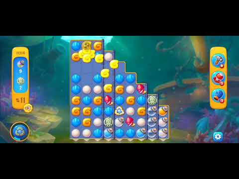 Fishdom Easy Level 11314 (with full seashell) @choraelmin