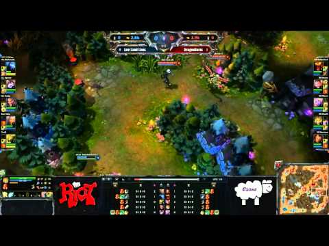 Low Land Lions vs DragonBorns Game 2 - Riot Games European Season 3 Online Ranked Qualifier