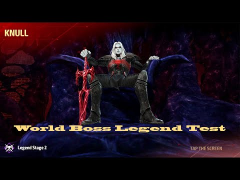 (Marvel Future Fight) training WBL Knull VS Sharon (ฝึกซ้อมบอสใหม่)