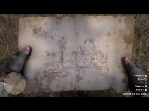 Red Dead Redemtion 2 Schatzsuche (Schatz der Jack Hall Bande)