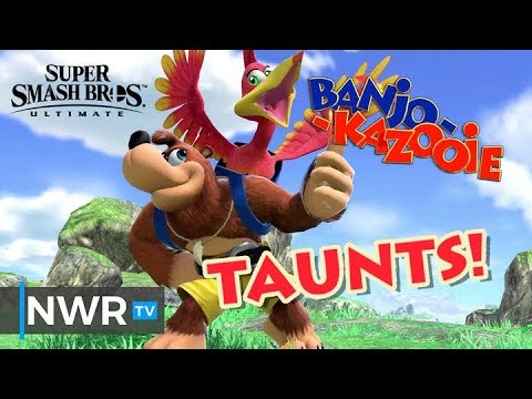 Super Smash Bros. Ultimate: Banjo-Kazooie Taunts, Victory Poses, Final Smash, and Kirby Hat