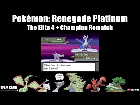 Pokémon: Renegade Platinum - The Elite 4 + Champion Rematch (Feat  Team Sand) (ROM Hack)