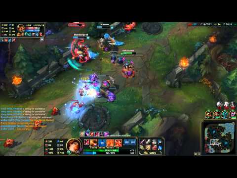 League of Legends - Miss fortune BOT (3-3) part 28 No Commentary