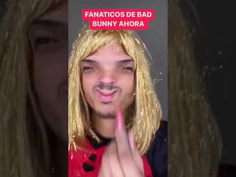 BAD BUNNY FANS BEFORE VS NOW - RBPLAYING #shorts