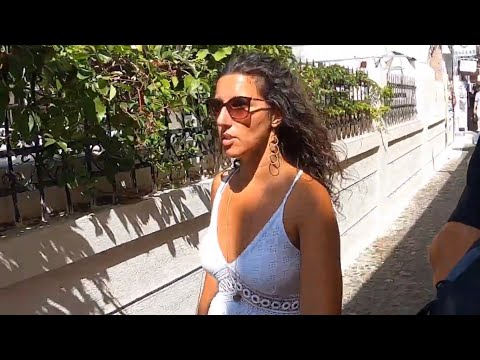 GREECE, SANTORINI WALKING TOUR, OIA VILLAGE, SANTORINI CITY WALK #greece #santorini #oiasantorini