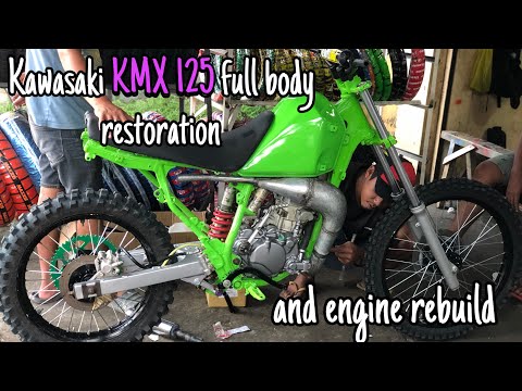 Kawasaki KMX 125 restoration | Engine rebuild | Test drive
