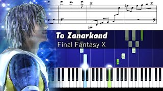 Download lagu Final Fantasy X - To Zanarkand - Piano Tutorial with Sheet Music mp3