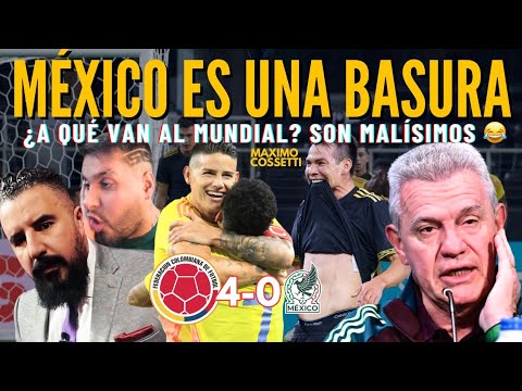 COLOMBIA 4-0 MEXICO | THEY UNDERESTIMATE THEM, BUT THE COLOMBIANS DESTROYED THE MEXICAN SECTION