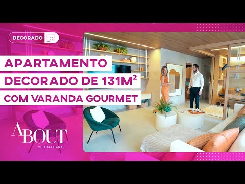 Apartamento decorado de 131m²* | About Vila Mariana