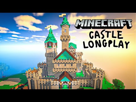 Building a Giant Castle | Minecraft Peaceful Longplay (No Commentary)