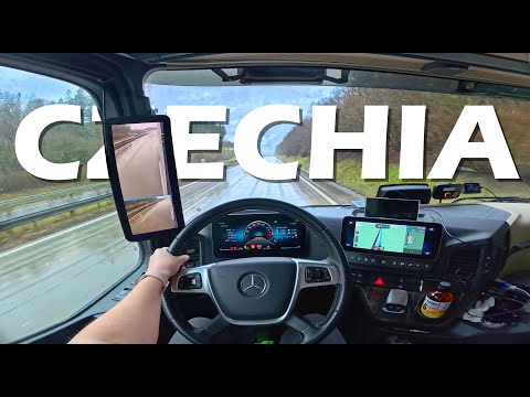 POV Truck Driver 🚛 | Rozvadov to Plzeň – Czechia’s Highway D5 Like a Pro!