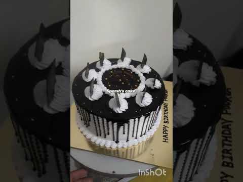 blackforestcake #shorts #birthdaycake #viral #Sparsh'sCake #homemade #cakedesign #ganashcake 🎂🍫🍫😋😋