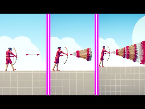 EVOLUTION OF BALLOON ARCHER GOD - Totally Accurate Battle Simulator TABS