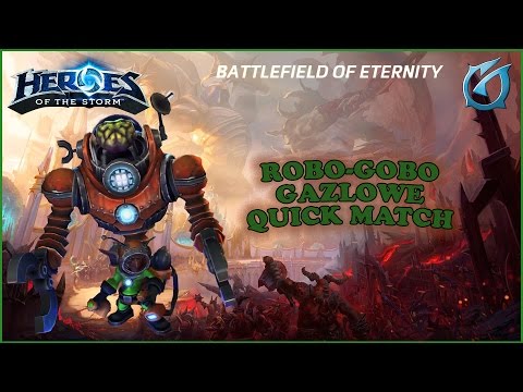 Grubby | Heroes of the Storm | Robo-Gobo Gazlowe - Quick Match - Battlefield of Eternity
