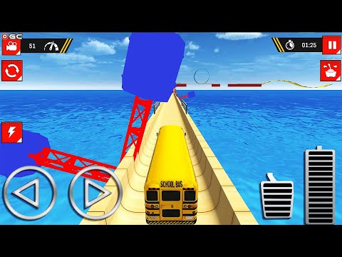 Mega Ramp Bus Stunt Driving Games – Free Bus Games - Bus Simulator Driver - Android GamePlay