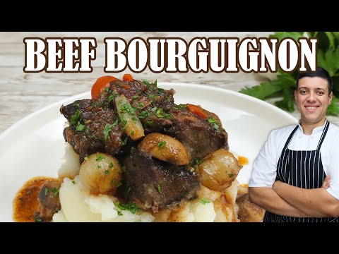 Beef Bourguignon | Best French Beef Stew with Red Wine by Lounging with Lenny