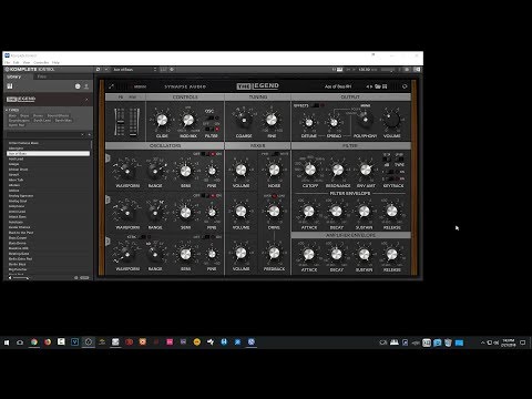 SoundsAndGear Live - Checking Out The Legend Minimoog Plugin from Synapse Audio