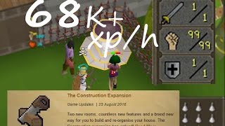 [OSRS]Best melee xp/h on obby mauler | ornate rejuvenation pool (Old)