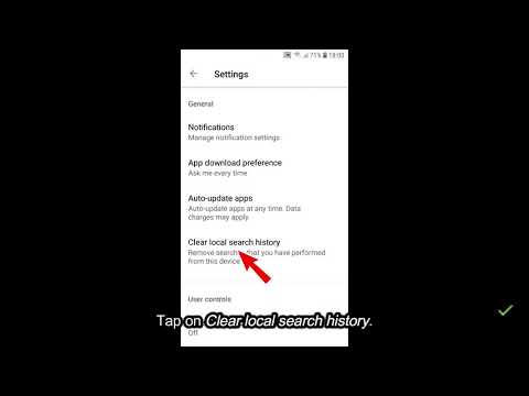 How to delete the search history in Google Play - Android (Samsung, Huawei, Xiaomi, etc.)