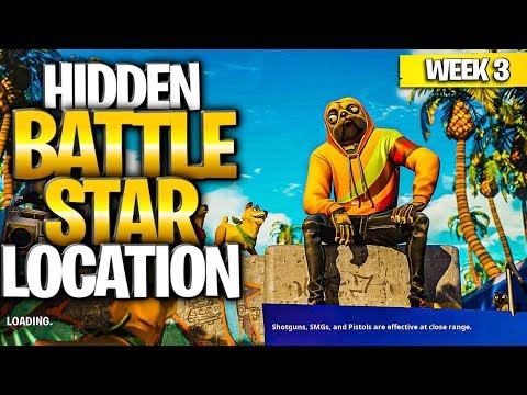 WEEK 3 SECRET BATTLE STAR LOCATION GUIDE! - Fortnite Find the Secret Battle Star in Loading Screen 3