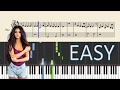 Kygo & Selena Gomez - It Ain't Me - EASY Piano Tutorial + SHEETS