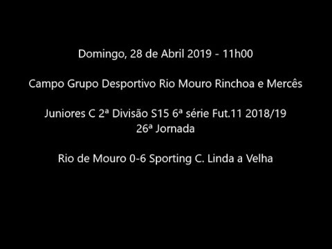 AFL Juniores C, 2ª Div S15 6ª Série Fut.11 2018/19, J26, Rio de Mouro 0-6 SCLV