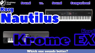 Video thumbnail for Korg Nautilus vs Korg Krome EX 88: Sound vs Sound COMPARISON!! Which one SOUNDS better?! by Proficiency Music