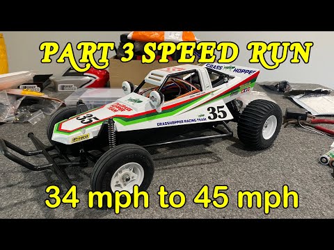 Tamiya GRASSHOPPER speed run PART 3