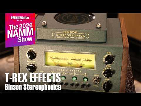 T-Rex Binson Stereophonica Drum Delay | NAMM 2026