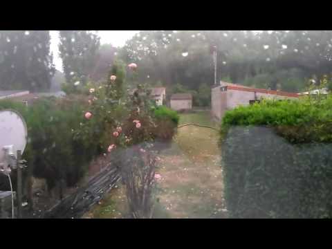 Orage de grêle Pas de Calais