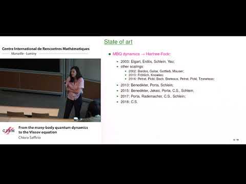 Chiara Saffirio: From the many-body quantum dynamics to the Vlasov equation