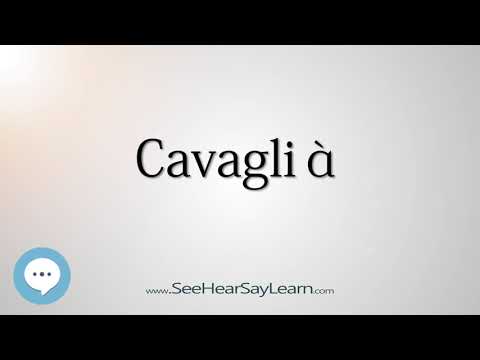 Cavaglià (How to Pronounce Cities of the World)💬⭐🌍✅