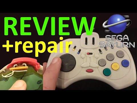 Sega Saturn SBom Bomberman Joycard controller - Review + Repair of L & R buttons -  HC-735
