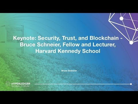 Keynote: Security, Trust, and Blockchain