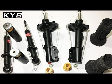 KYB Japan Shock absorber kit Unboxing for Toyota // How to select genuine Toyota