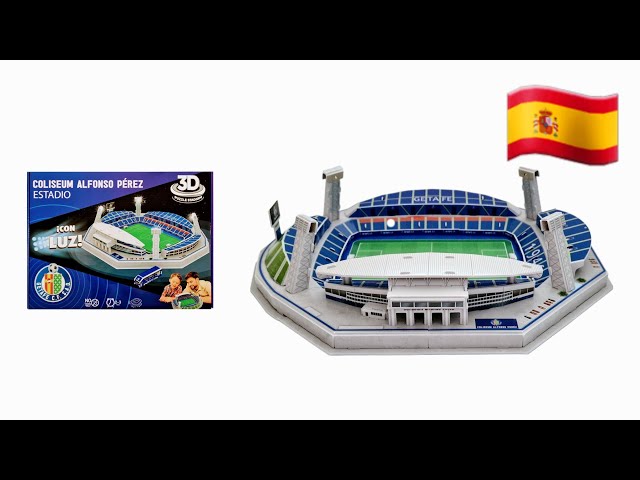 Vídeo relacionado con Bandai Eleven Force Puzzle 3D Estadio Coliseum Alfonso Pérez (Getafe CF) con Luz. Maqueta Coleccionable Detallada, Regalo óptimo para Fans del fútbol EF15303.