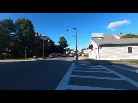 Cycling in Worcester Ma. Plantation st. Part 1/2