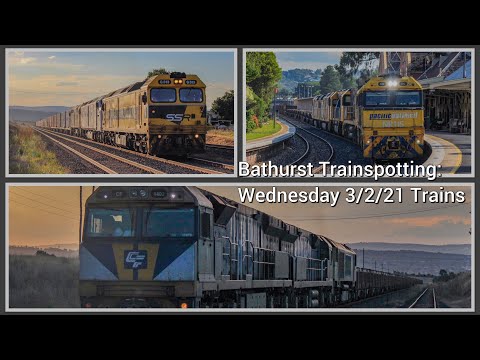 Bathurst Trainspotting: Wednesday 3/2/21 Trainspotting