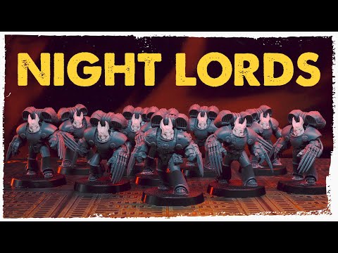 Kitbashing the best villains in Warhammer - 30k Night Lords