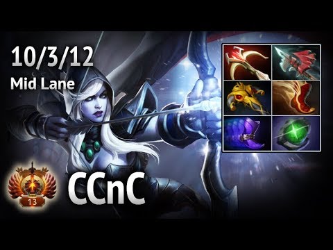 CCnC — Drow Ranger vs Huskar (Mid Lane). Full game