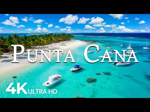 FLYING OVER PUNTA CANA (4K UHD) – Soothing Music Along With Beautiful Nature Video - 4K Video UHD #7