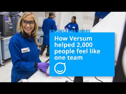 How Versum helped 2,000 people feel like one team
