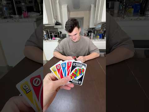 UNO +1000 WHAAAT?😱Subscribe to me❤️