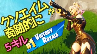 【フォートナイト】クソエイムが奇跡的にビクトリーロイヤル【FORTNITE】