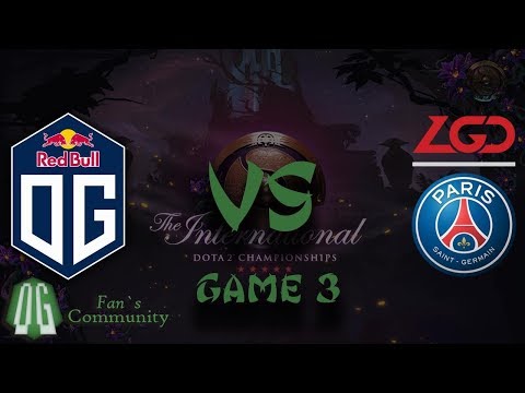OG vs PSG.LGD - Game 3 - The International 2019 - Main Event.