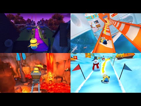 Despicable Me: Minion Rush - Location Slides & Rides