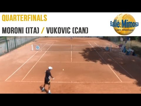 MORONI (ITA) vs VUKOVIC (CAN) Quarterfinals - Center court