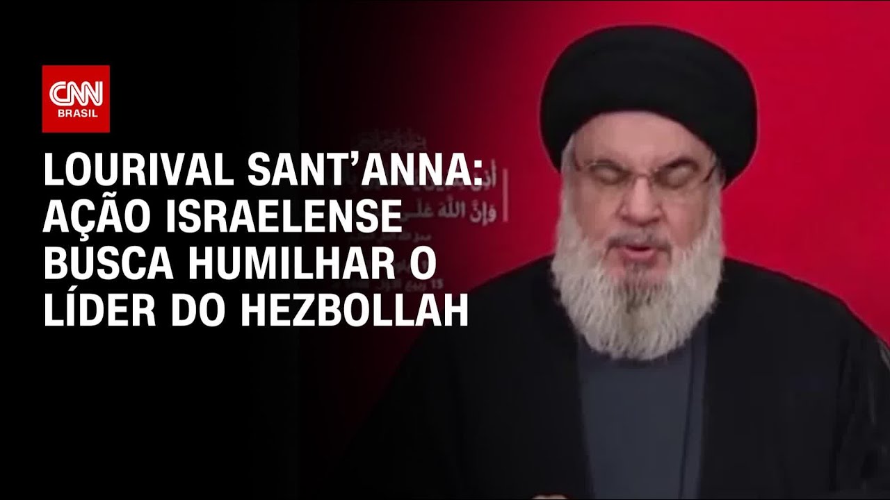 Lourival Sant’Anna: Ação israelense busca humilhar o líder do Hezbollah | CNN Prime Time